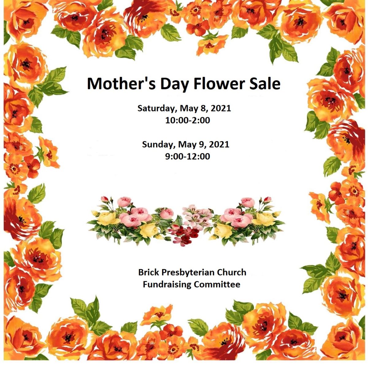 Mothers Day Flower Sale Brick Presbyterian Church